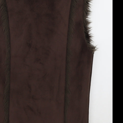 Primark Womens Brown   Jacket  Size 10  Tie