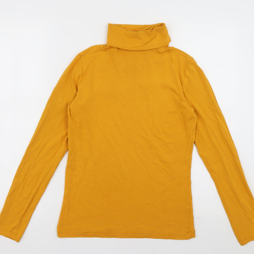 sainsburys Womens Yellow  Cotton Pullover Sweatshirt Size 10  Pullover