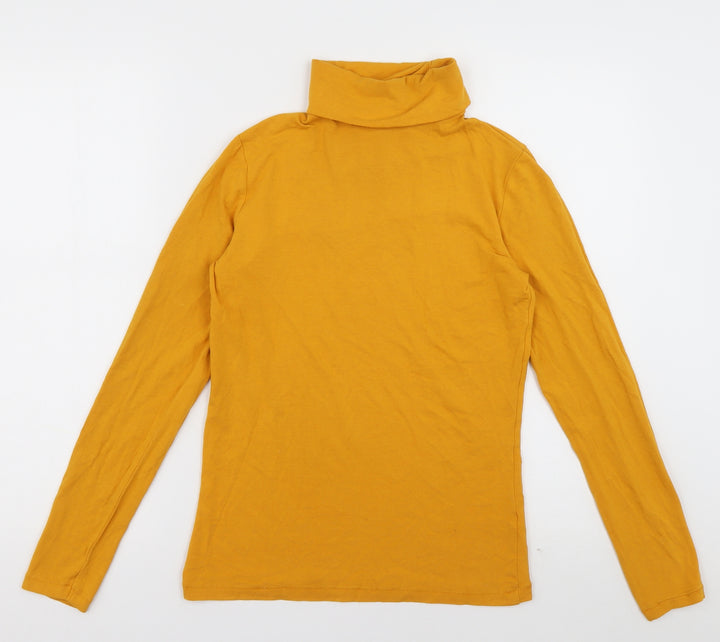 sainsburys Womens Yellow  Cotton Pullover Sweatshirt Size 10  Pullover
