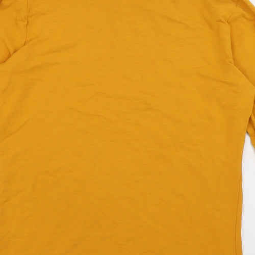 sainsburys Womens Yellow  Cotton Pullover Sweatshirt Size 10  Pullover