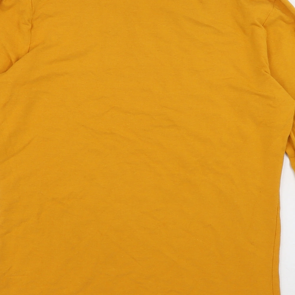 sainsburys Womens Yellow  Cotton Pullover Sweatshirt Size 10  Pullover
