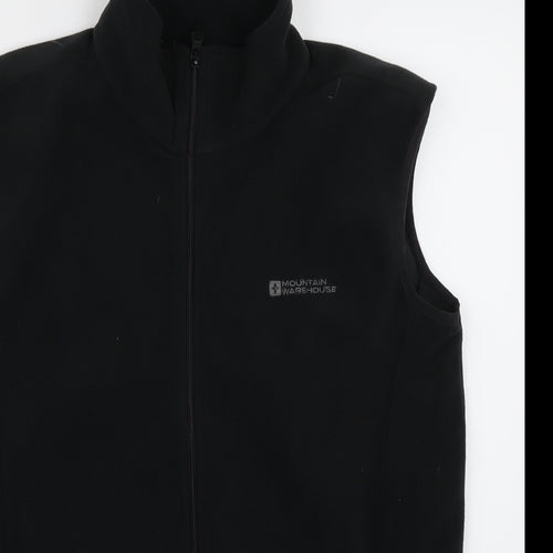 Mountain Warehouse Mens Black   Gilet Jacket Size S  Zip