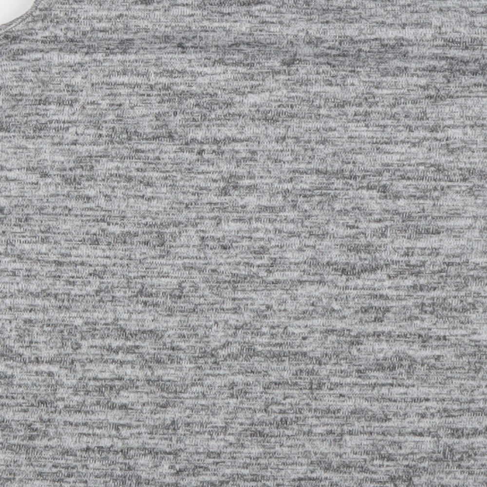 Matalan Girls Grey  Polyester Basic Casual Size 14 Years Crew Neck Pullover - Cold shoulder