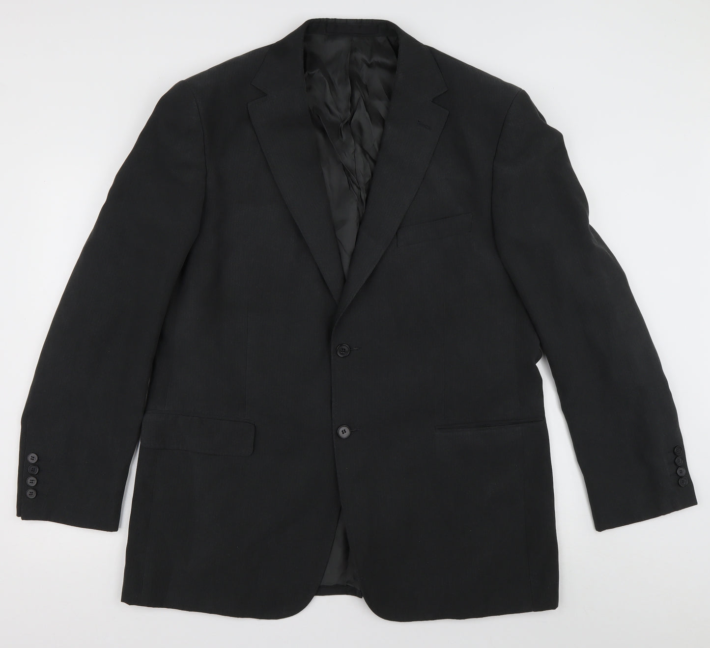 Marks and Spencer Mens Grey  Polyester Jacket Blazer Size 42