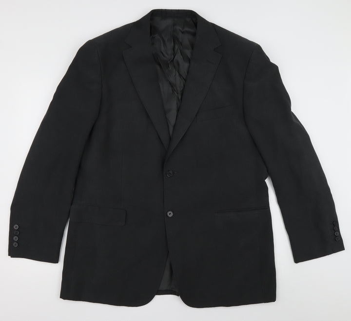 Marks and Spencer Mens Grey  Polyester Jacket Blazer Size 42