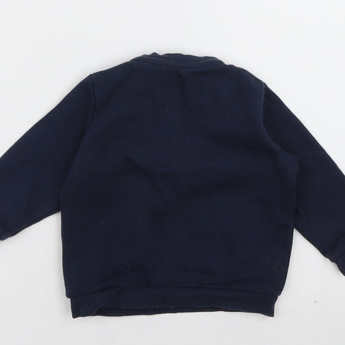 F&F Girls Blue  Cotton Pullover Jumper Size 6-9 Months  Pullover - you are my world