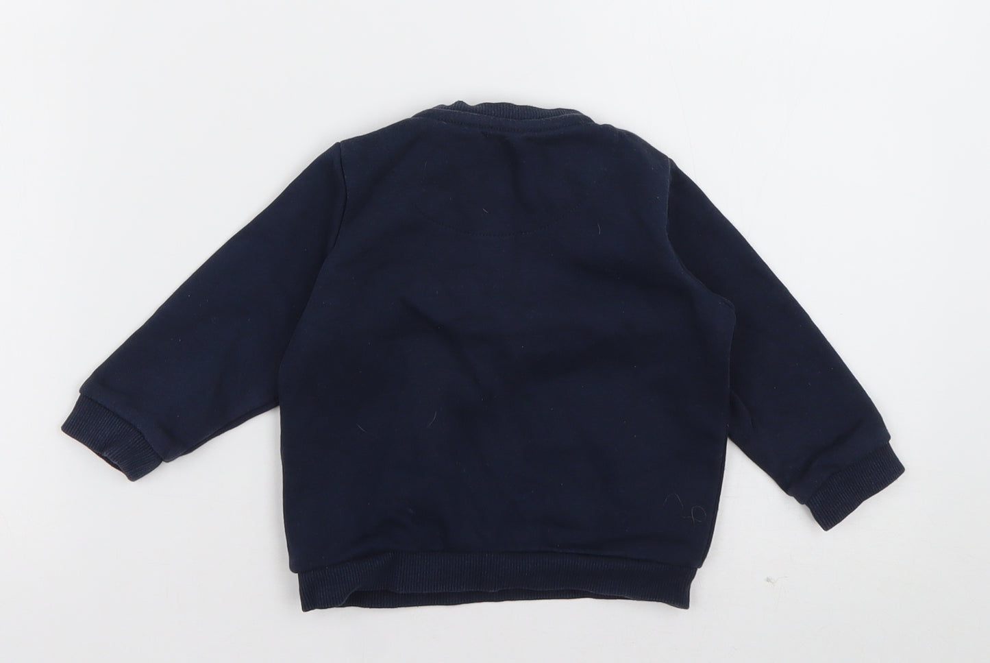 F&F Girls Blue  Cotton Pullover Jumper Size 6-9 Months  Pullover - you are my world