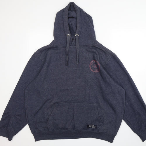 TOG 24 Mens Blue  Cotton Pullover Hoodie Size 2XL