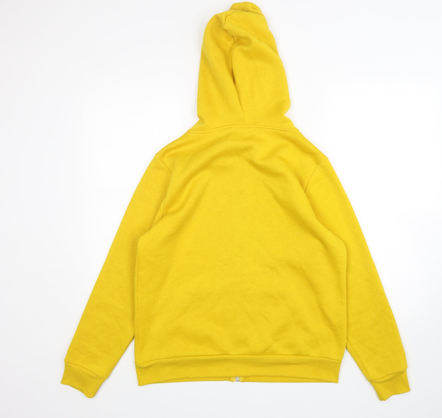 Papaya Womens Yellow  Cotton Full Zip Hoodie Size M