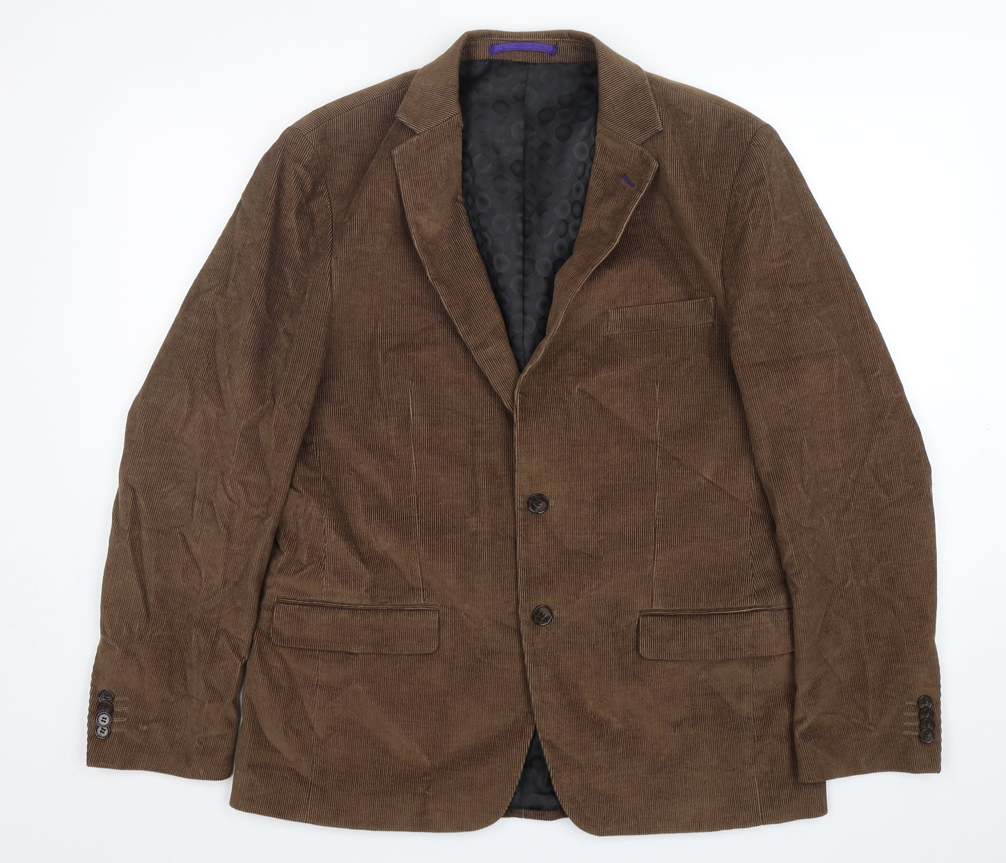 The Suit Factory Mens Brown  Cotton Jacket Suit Jacket