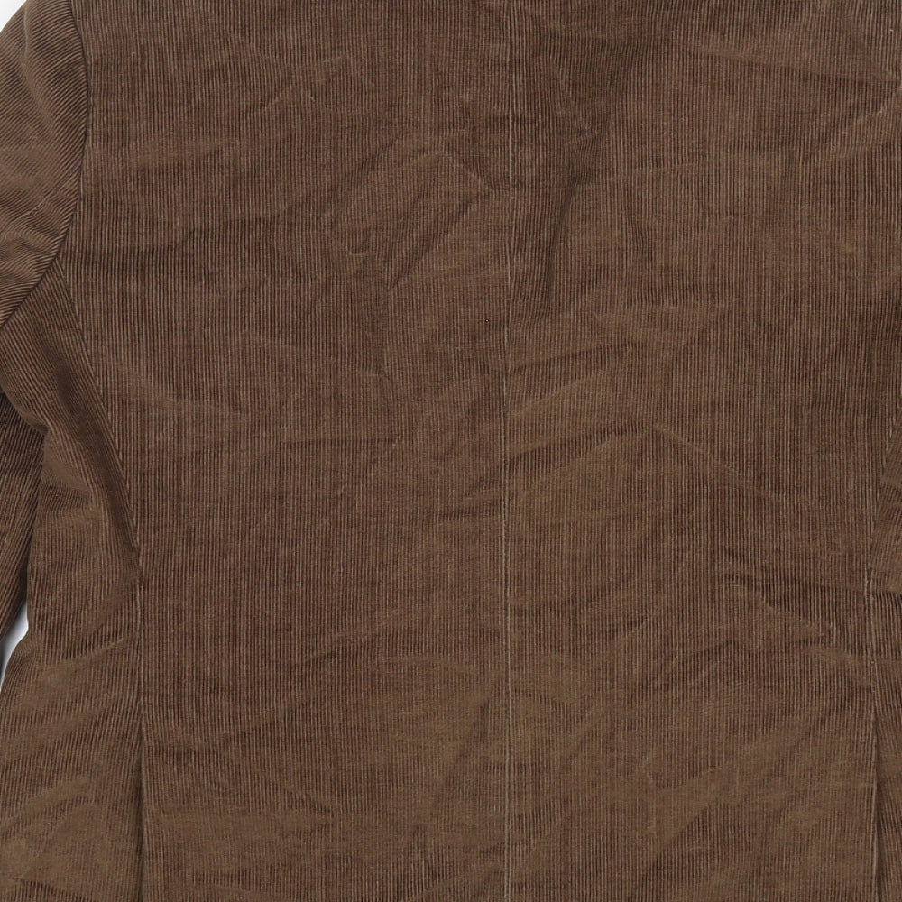 The Suit Factory Mens Brown  Cotton Jacket Suit Jacket