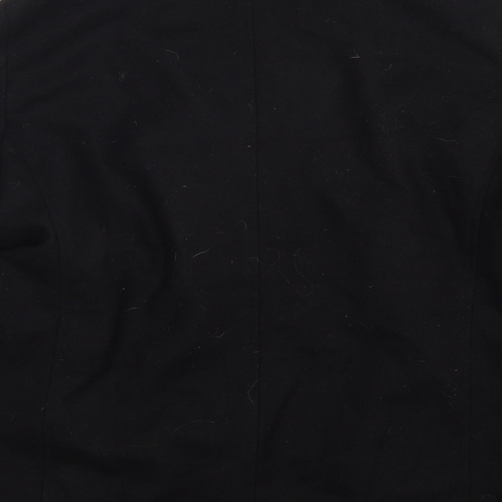 Jeff Banks Mens Black   Pea Coat Coat Size M