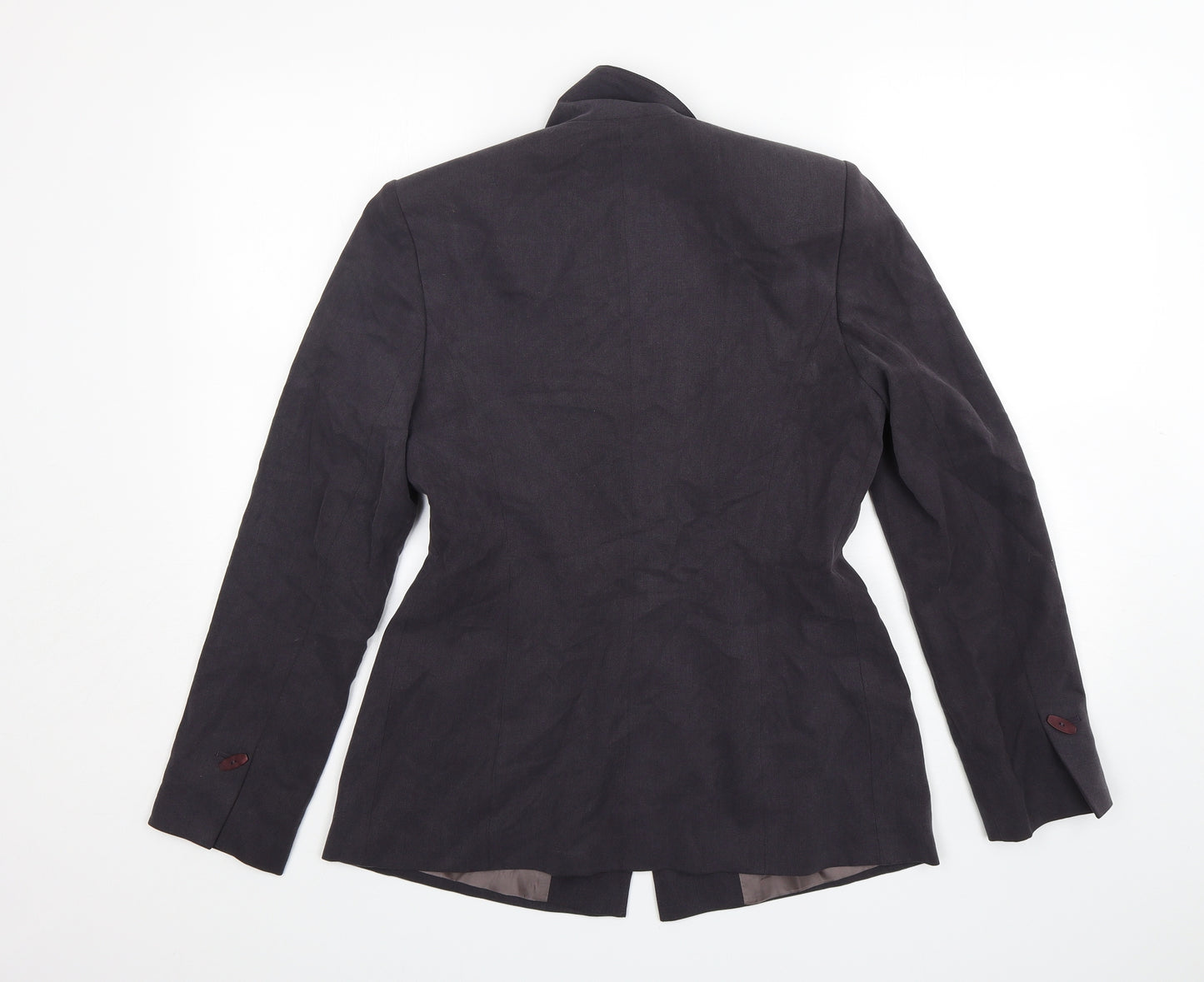 Principles Womens Grey  Polyester Jacket Blazer Size 12