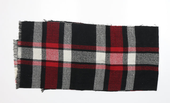Atmosphere Womens Multicoloured Plaid Acrylic  Shawl/Wrap