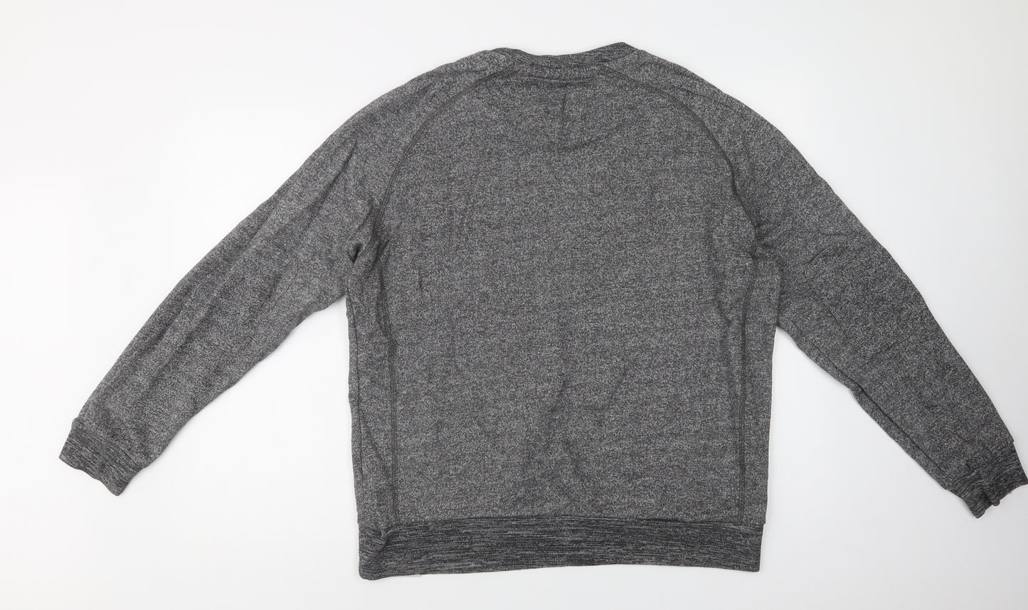 Debenhams Mens Grey  Cotton Pullover Sweatshirt Size L