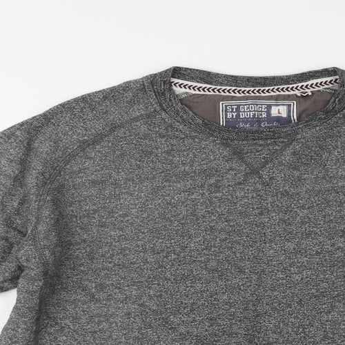 Debenhams Mens Grey  Cotton Pullover Sweatshirt Size L