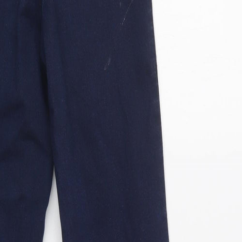 Topshop Womens Blue  Cotton Skinny Jeans Size 26 L32 in Regular Button