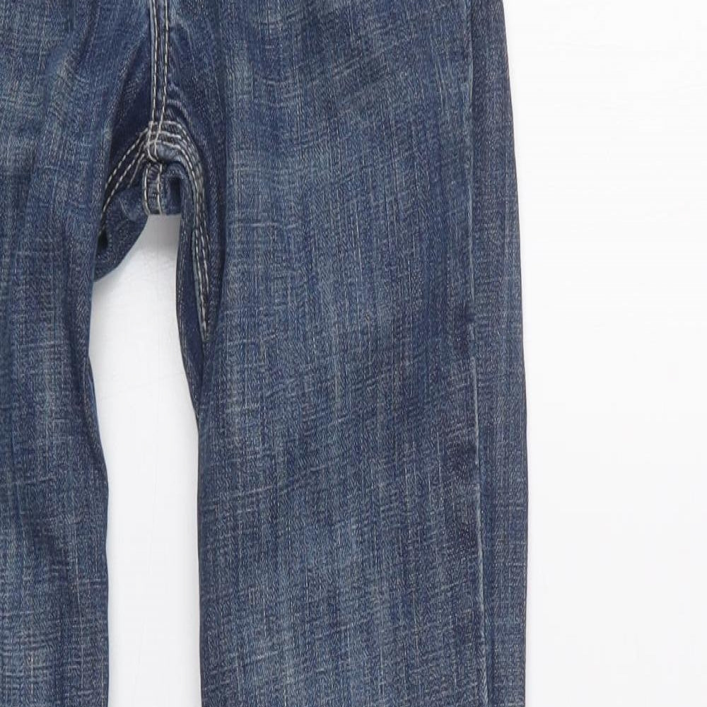 Gap Girls Blue  Cotton Straight Jeans Size 8-9 Years  Regular Button