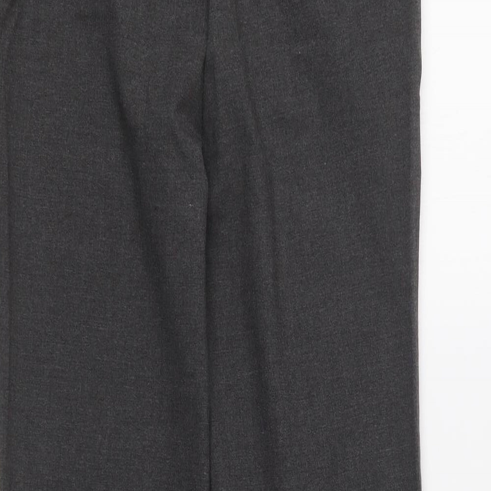 NEXT Girls Grey  Polyester Dress Pants Trousers Size 13 Years  Regular Hook & Loop - School Wear