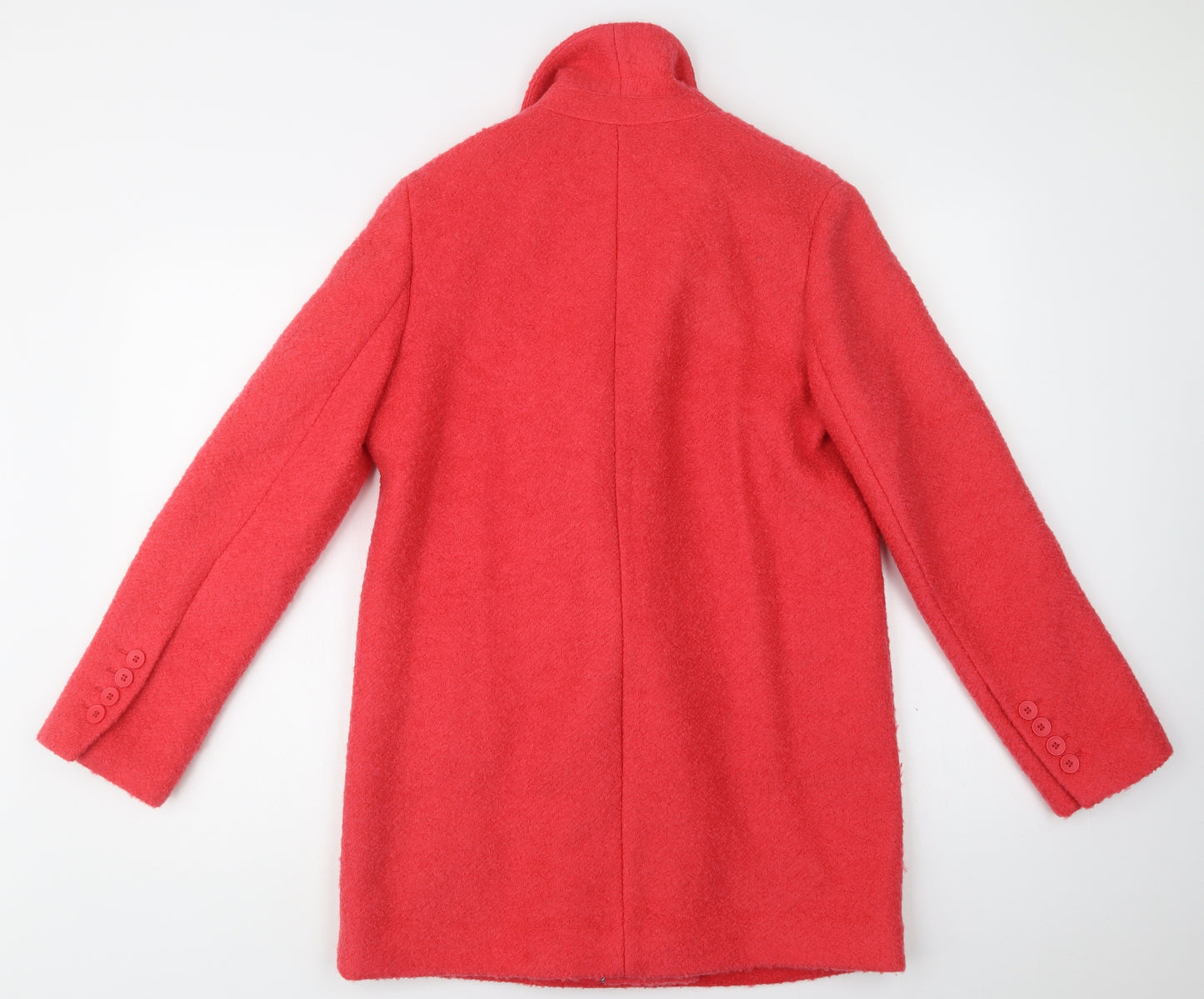 NEXT Womens Pink   Pea Coat Coat Size 8  Button