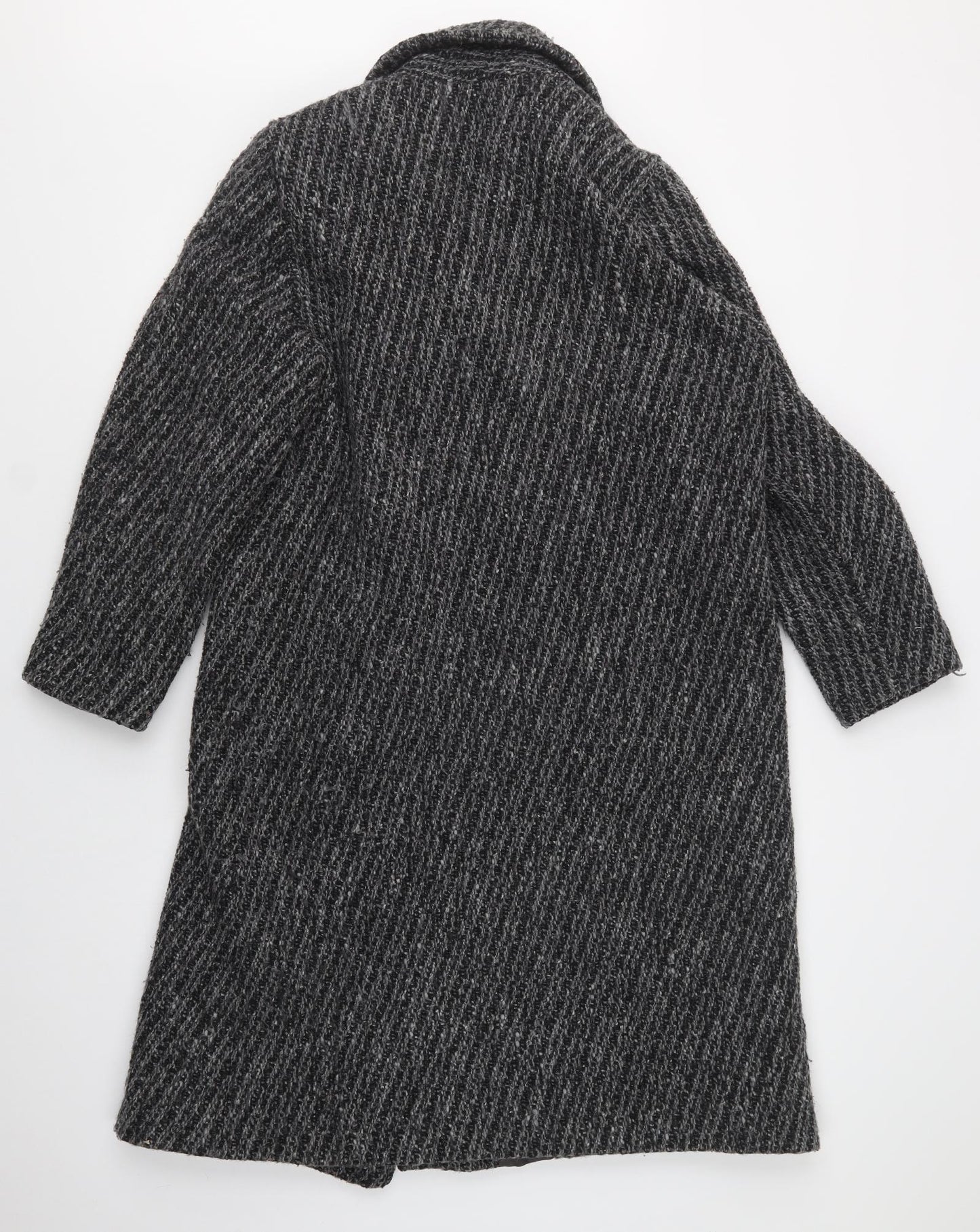 Kesta London  Womens Grey   Pea Coat Coat Size 12  Button