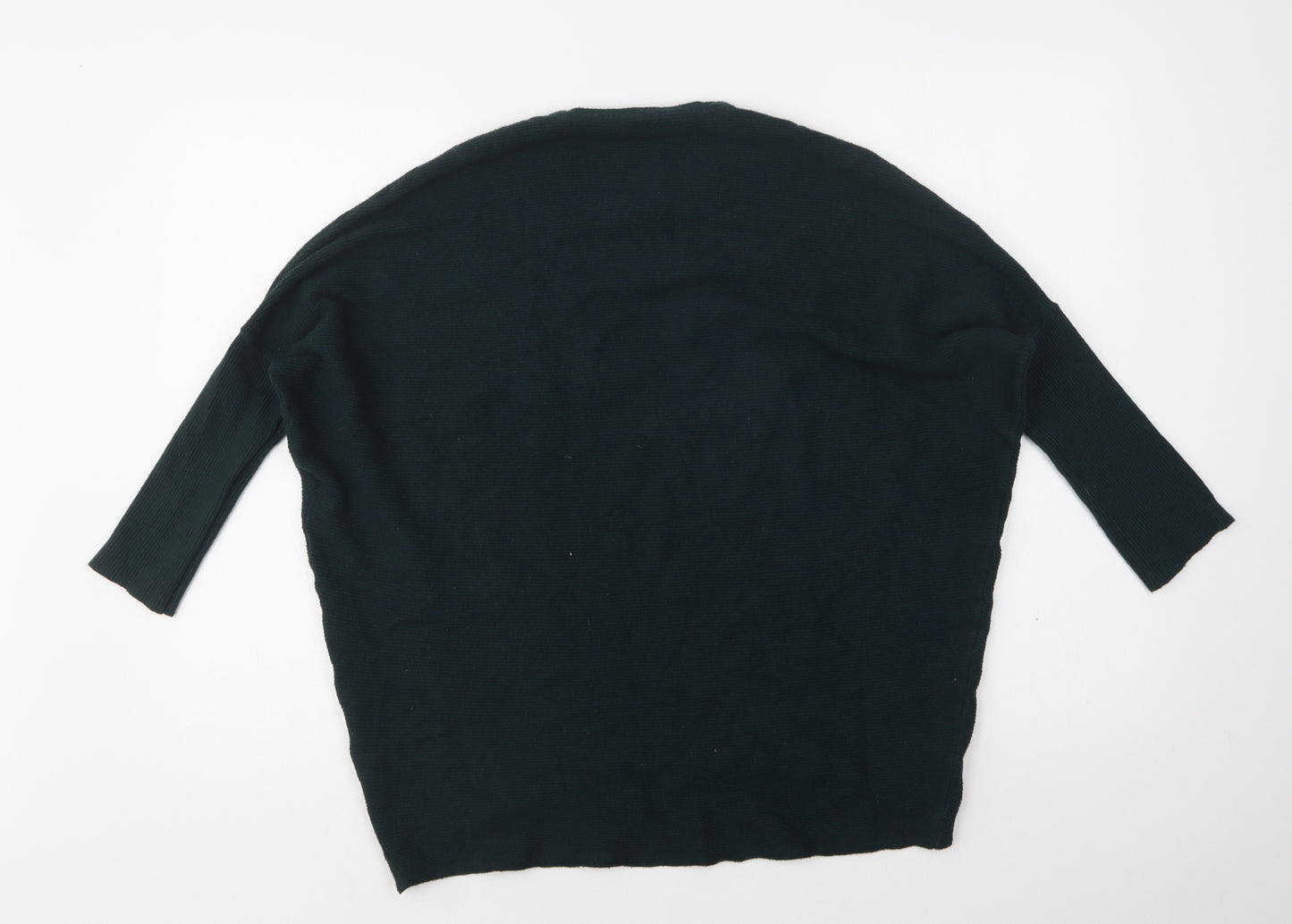 Preworn Womens Green Crew Neck  Viscose Pullover Jumper Size L