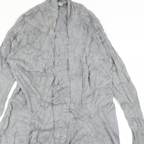 Wallis Womens Grey V-Neck  Viscose Cardigan Jumper Size M