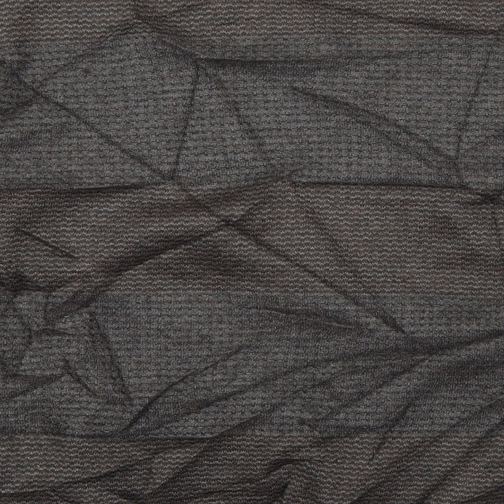 Marks and Spencer Mens Grey Crew Neck Polka Dot Acrylic Pullover Jumper Size L