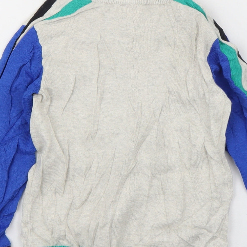Catimini Boys Multicoloured Crew Neck  Cotton Pullover Jumper Size 5 Years  Pullover - Skateboard