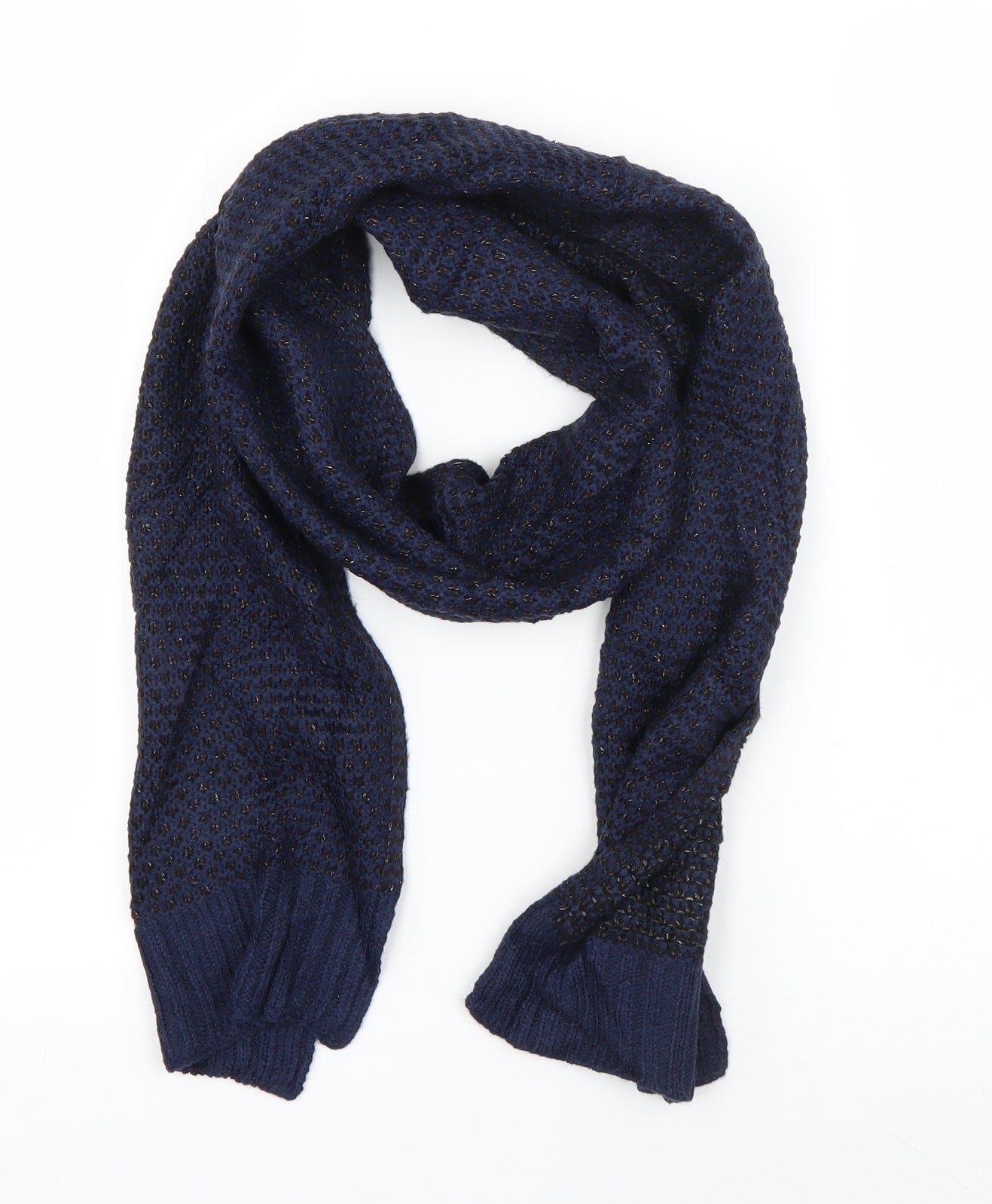 Calvin Klein Womens Blue  Acrylic  Scarf