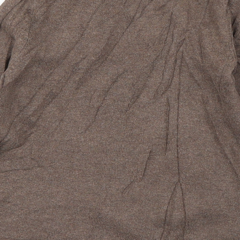 H&M Girls Brown Round Neck  Cotton Pullover Jumper Size 3-4 Years  Pullover - Owl