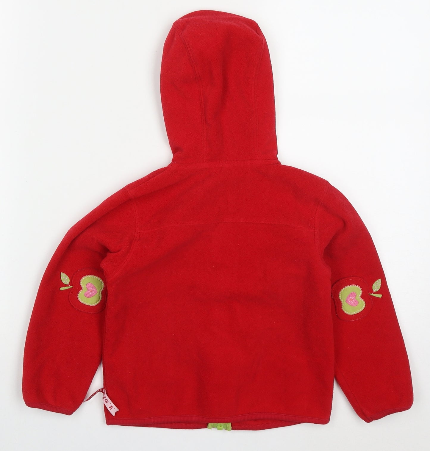 Debenhams Girls Red   Jacket  Size 2-3 Years  Zip - Squirrel