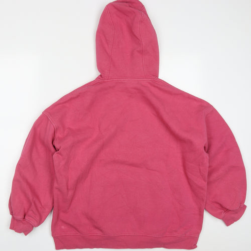 H&M Womens Pink  Cotton Pullover Hoodie Size S  Pullover