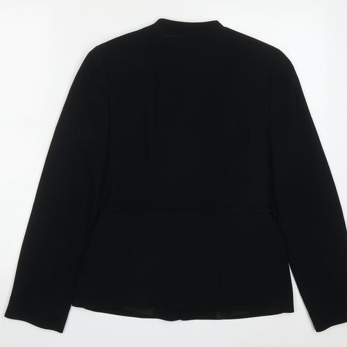 Planet Womens Black   Jacket  Size 8  Tie