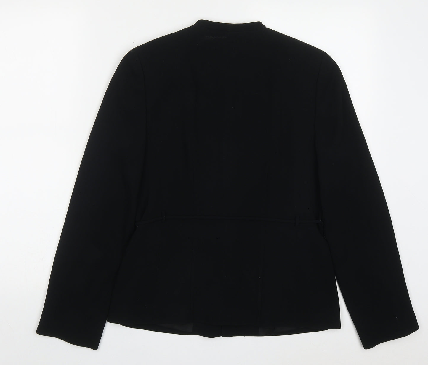 Planet Womens Black   Jacket  Size 8  Tie