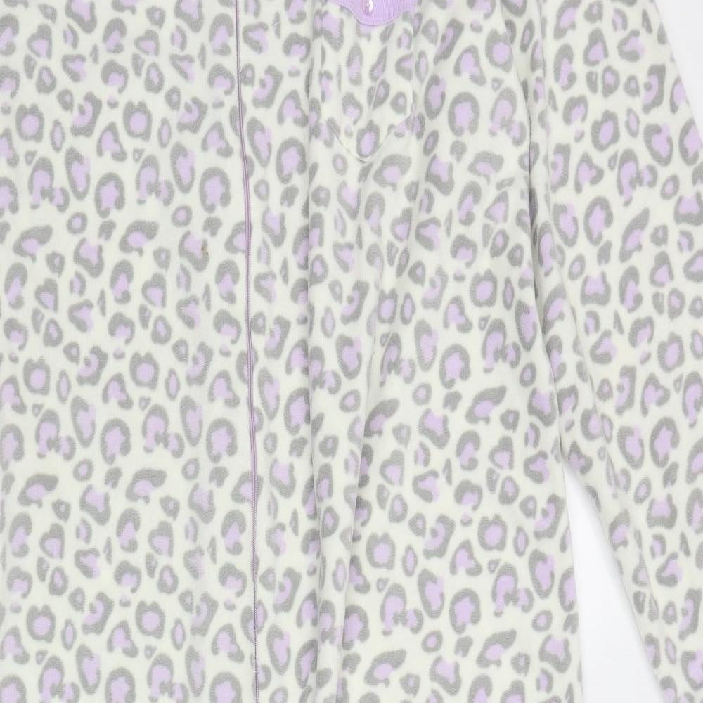 Primark Womens Purple Animal Print Polyester Cami One Piece Size 20  Zip