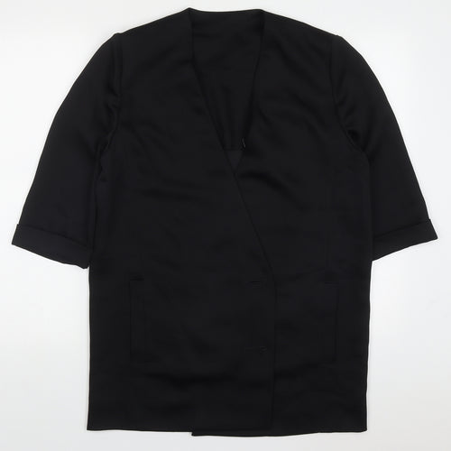 Country Casuals Womens Black   Jacket  Size M  Button