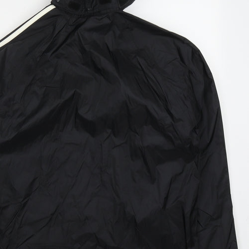 adidas Boys Black   Jacket  Size 13-14 Years  Zip