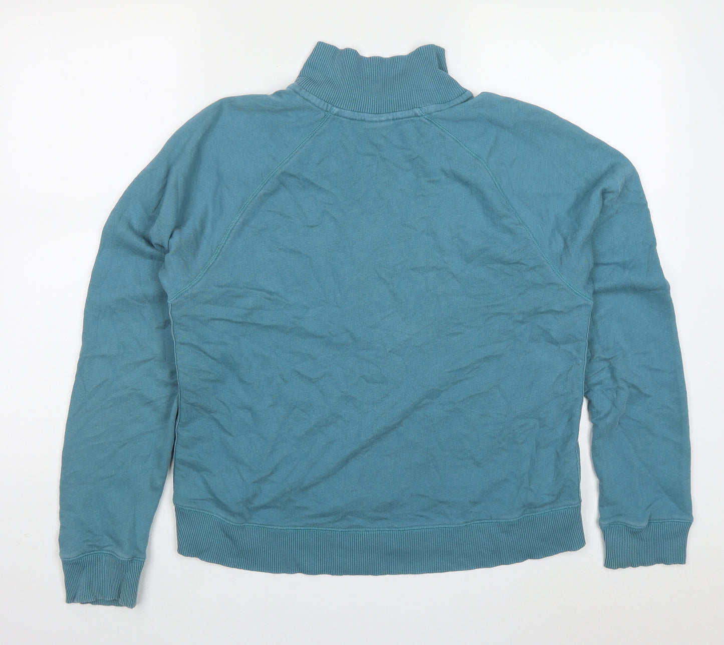 Victoria's Secret Womens Blue  Cotton Pullover Sweatshirt Size M  Zip