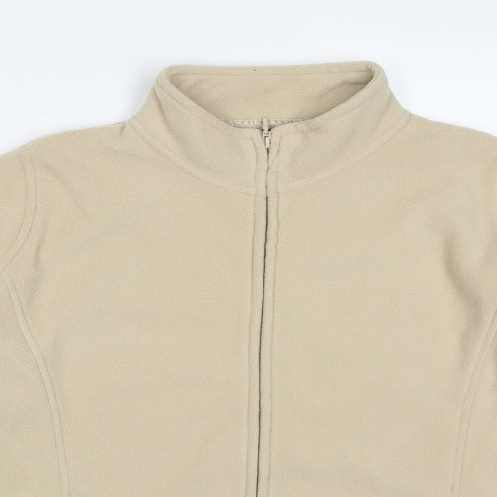 Isle Womens Beige   Jacket  Size 18  Zip