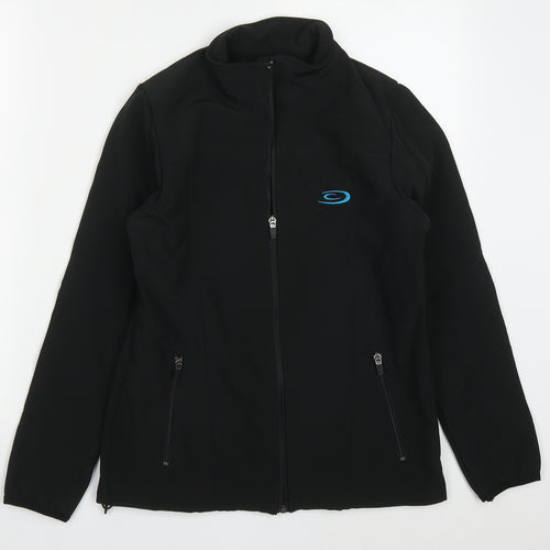 Crane Womens Black   Jacket  Size S  Zip