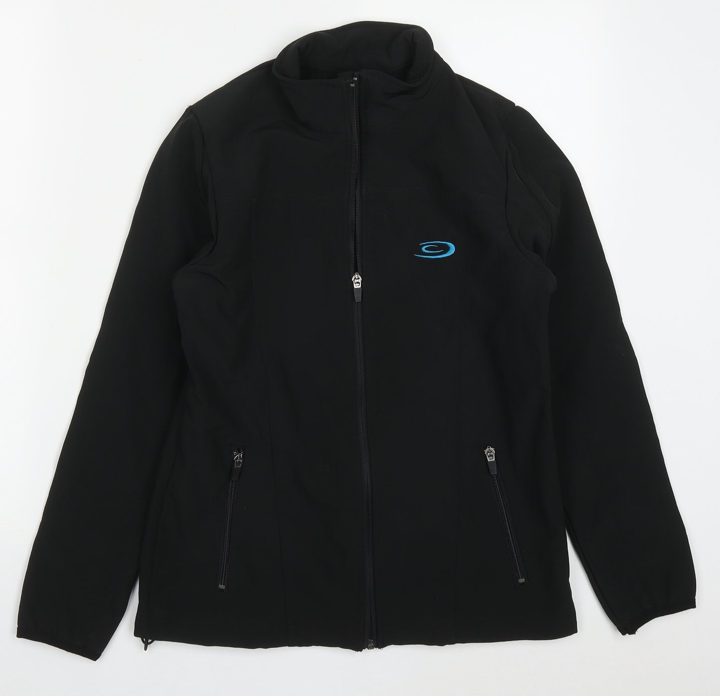 Crane Womens Black   Jacket  Size S  Zip