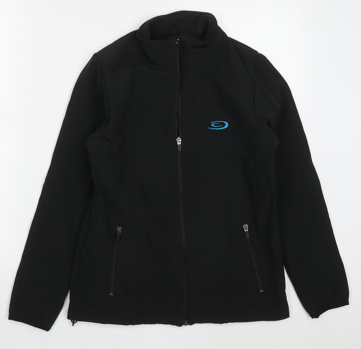 Crane Womens Black   Jacket  Size S  Zip