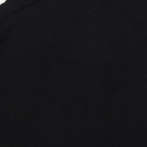 H&M Womens Black  Polyester Basic T-Shirt Size M Round Neck