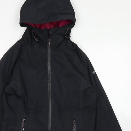 Trespass Womens Black   Rain Coat Coat Size M  Zip