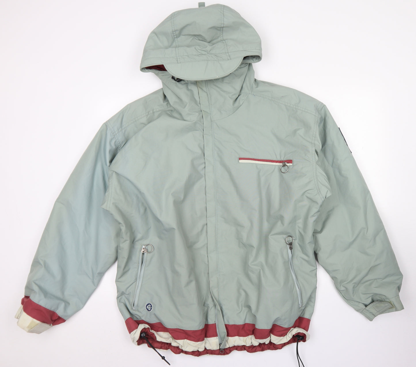 Columbia Mens Blue   Rain Coat Jacket Size XL  Zip