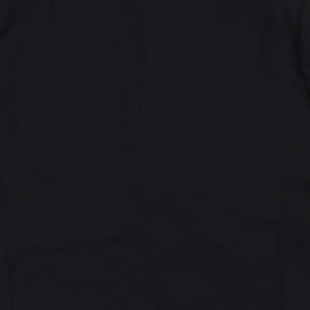 M&S MMan Mens Black  Wool Jacket Blazer Size 44