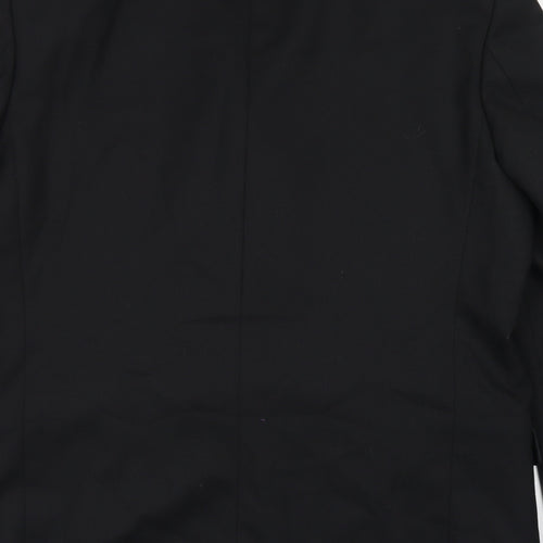 REMUS Mens Black  Polyester Jacket Blazer Size 42