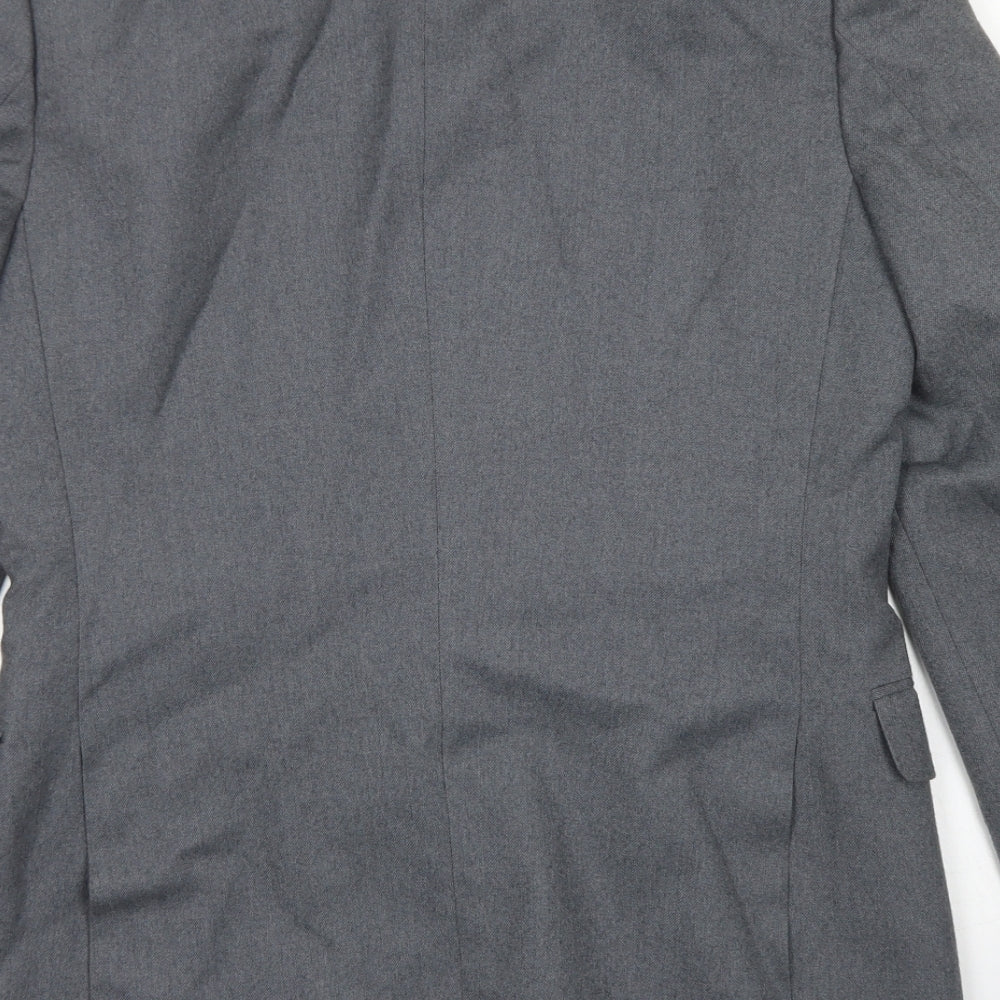 John Collier Mens Grey  Wool Jacket Blazer Size 36