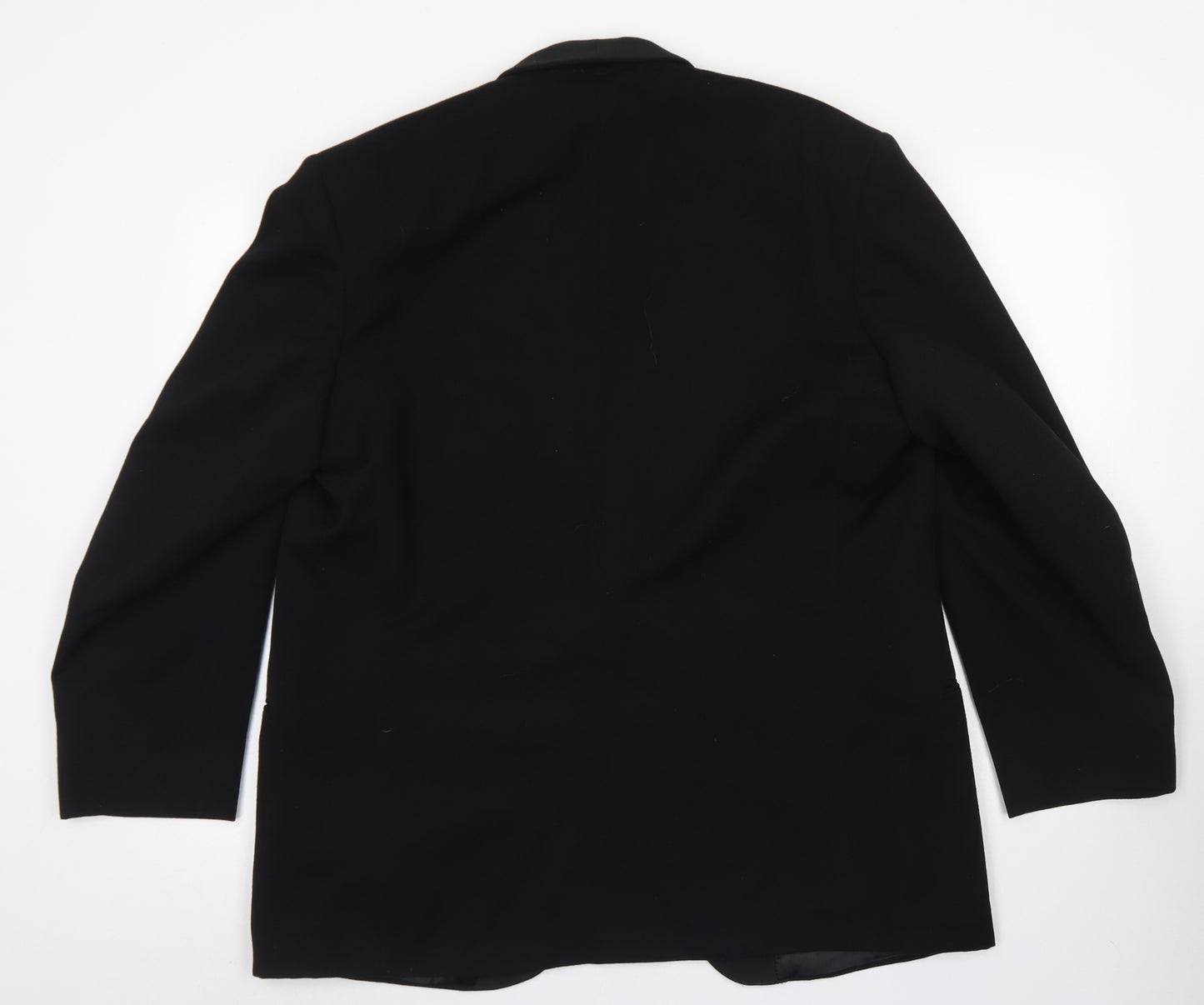 Society Mens Black  Wool Jacket Blazer Size 40